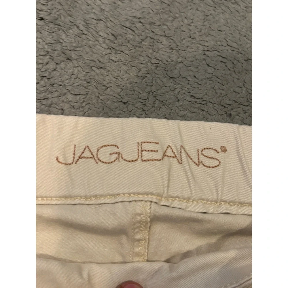 Jag Jeans Womens 16 Khaki Tan Pull On Bermuda Shorts Classic Fit Cotton Stretch